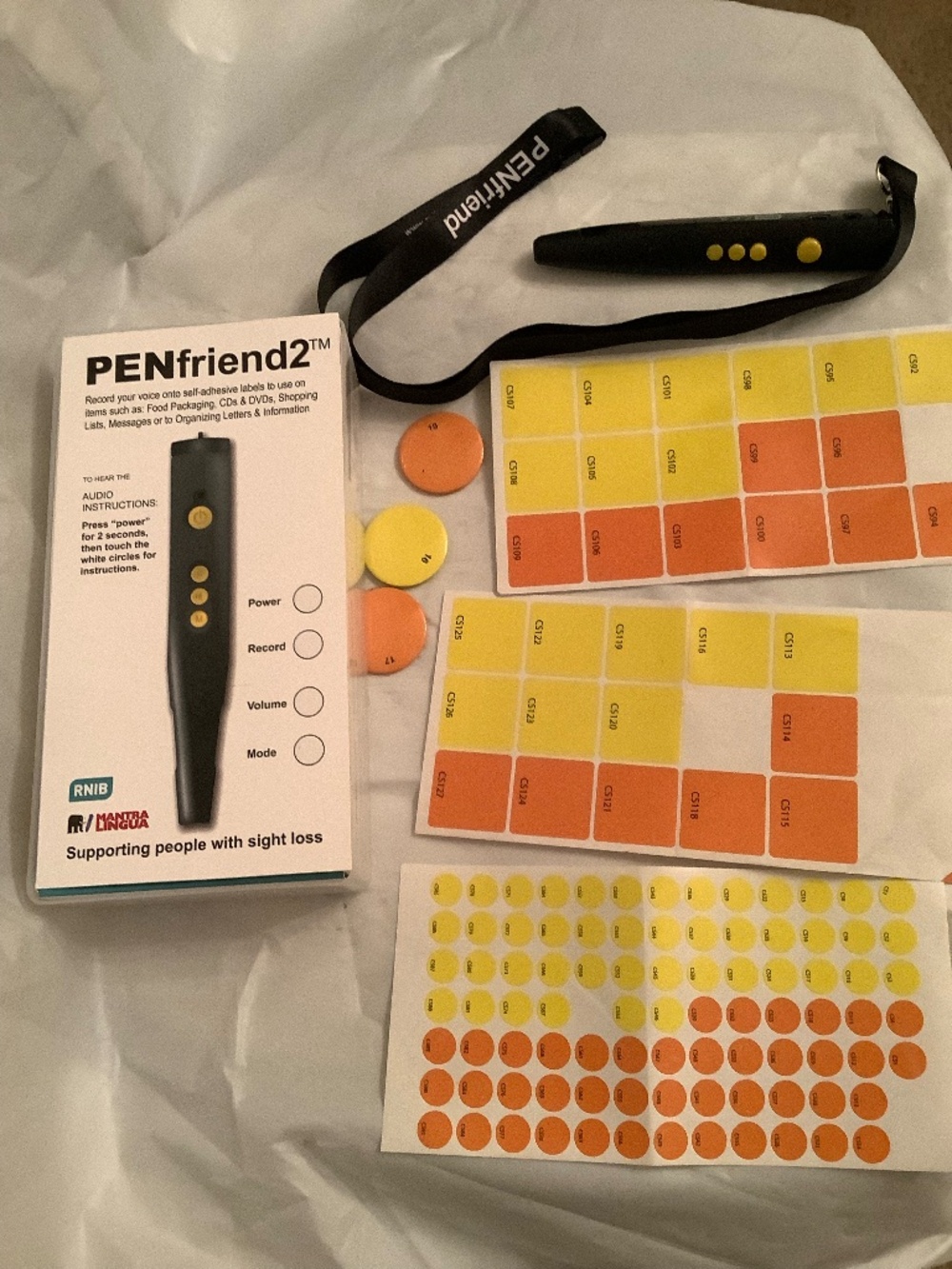 Penfriend2 Sight Loss Voice Labeling Pen Tested